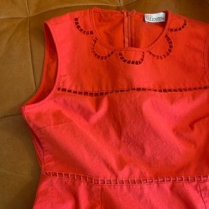 Red Valentino Cotton Embroidered Dress size 40